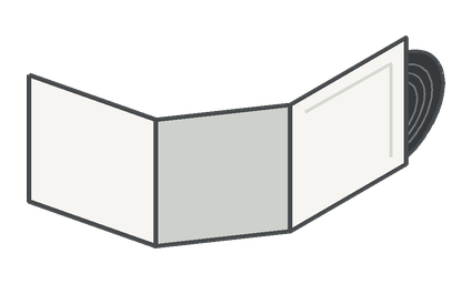 Trifold jacket